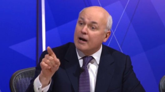 The villain of the piece: Iain Duncan Smith drives all of the government's policies that discriminate against the sick or disabled. Others have memorably noted that his idea of helping them is to kick away their walking-sticks to see how far they can crawl.