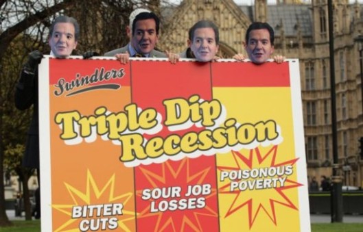 Triple-dip breakfast: Will we all be dining on the sour cereal of recession again, when GDP figures are published on Thursday morning?