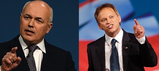 Hands up if you're a liar: Both Iain Duncan Smith and Grant Shapps have been outed as using inaccurate material in a manner contrary to officials' advice (if they'd bothered asking for it) in today's meeting.