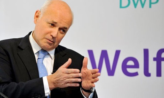 Strong beliefs: But is Iain Duncan Smith about to say a prayer - or is he eyeing up his next victim?