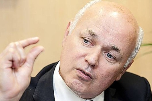 "Not even this much": Iain Duncan Smith demonstrates how much he cares about the damage his policies are doing to public health, and to the public finances.