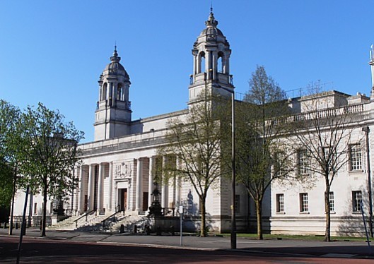 Seen to be done: The tribunal took place at the Law Courts in Cardiff (pictured), in public - which allowed friends of Vox Political to hear the case.